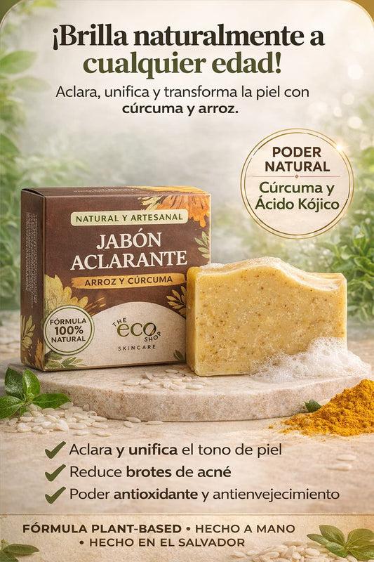 Jabón de Arroz & Cúrcuma