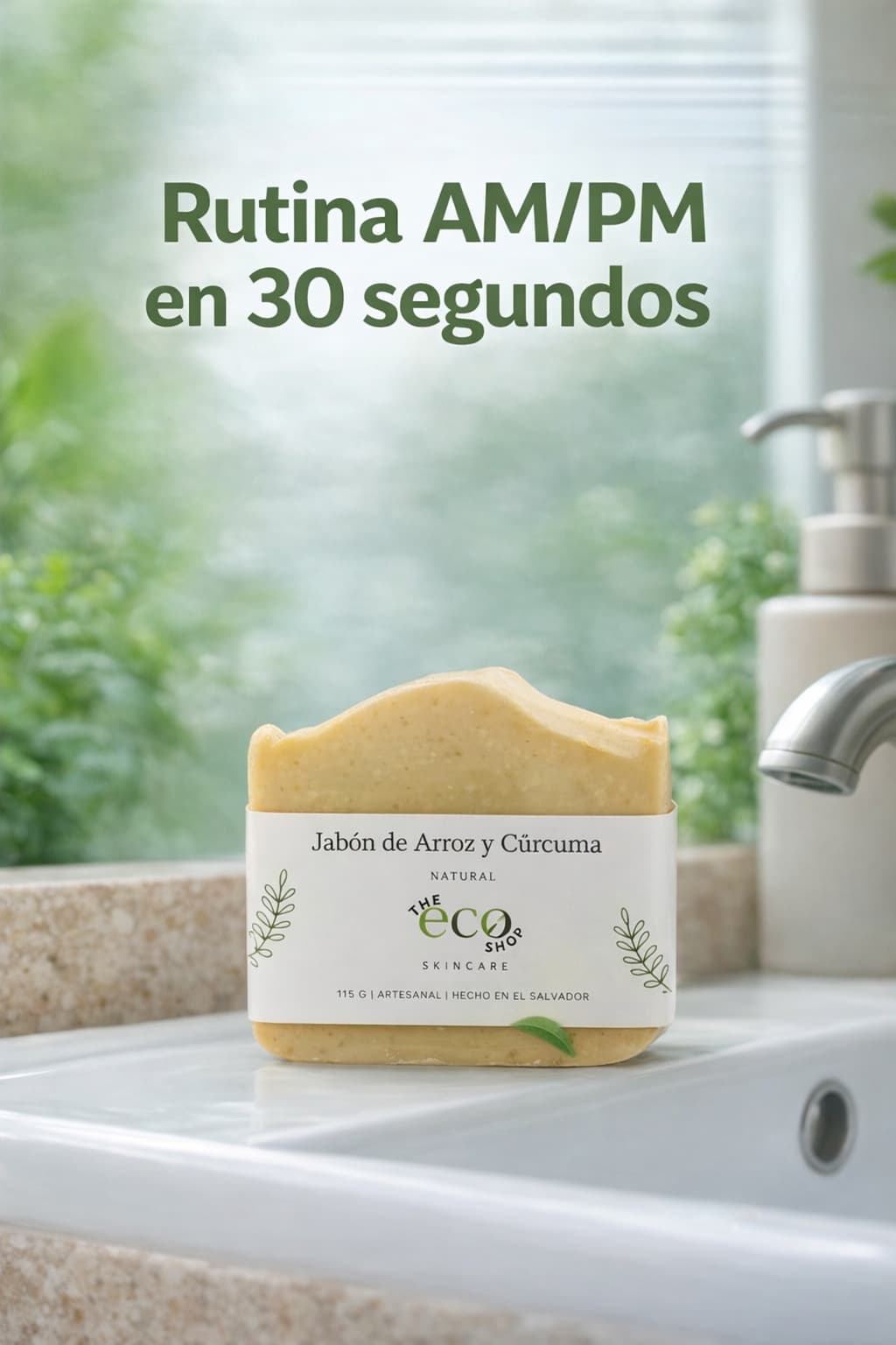 Jabón de Arroz & Cúrcuma