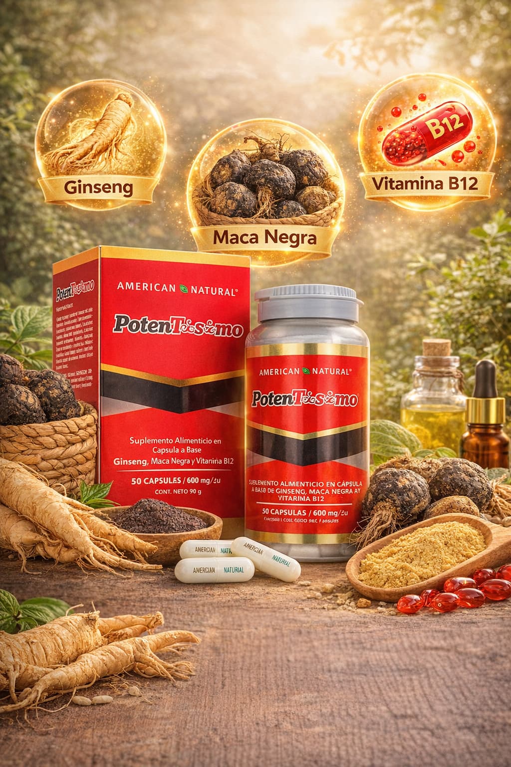 POTENTISSIMO Vitalidad Masculina Natural