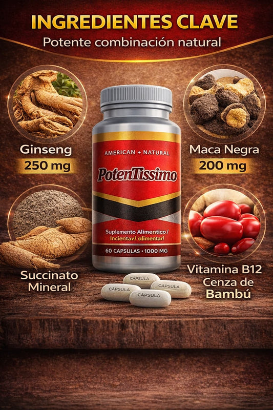 POTENTISSIMO Vitalidad Masculina Natural