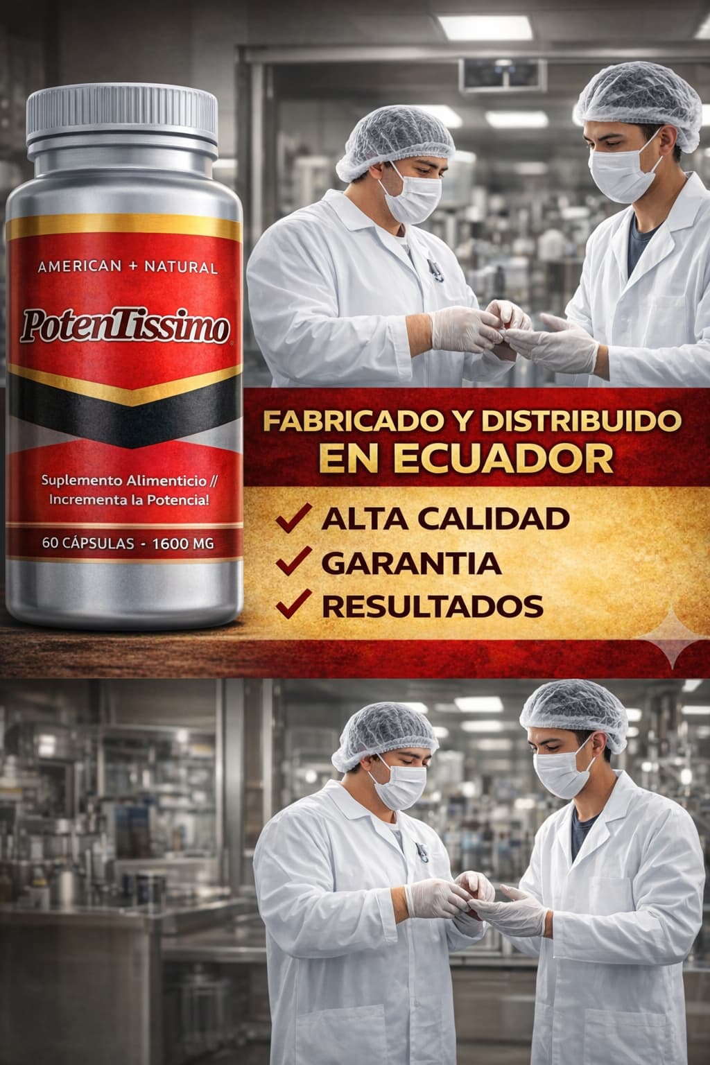 POTENTISSIMO Vitalidad Masculina Natural